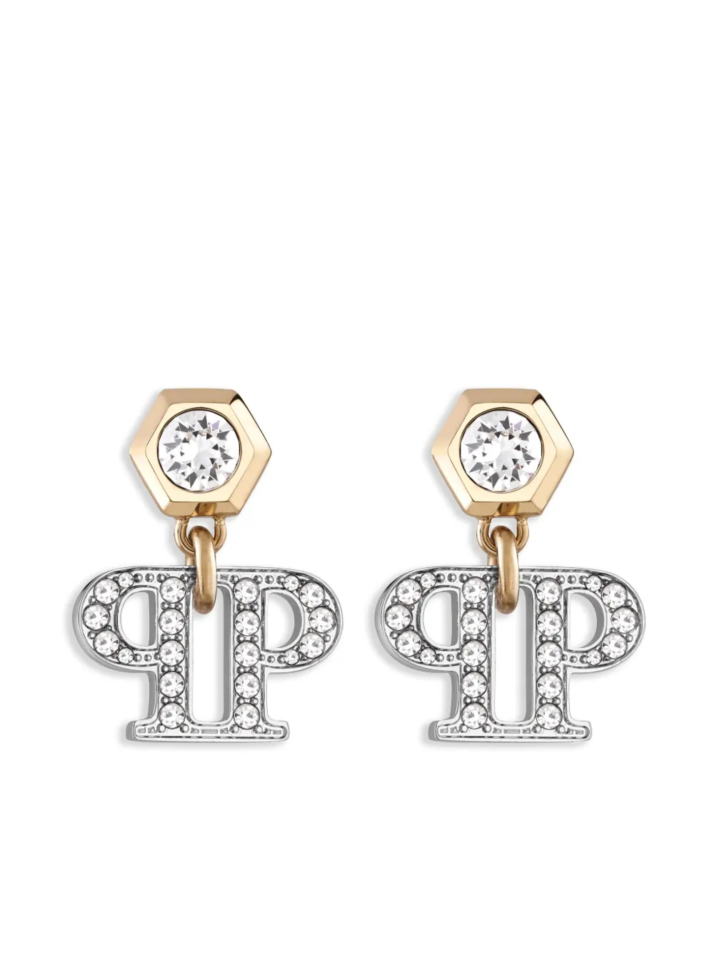 

Серьги Elements Bico Philipp Plein, серебристый