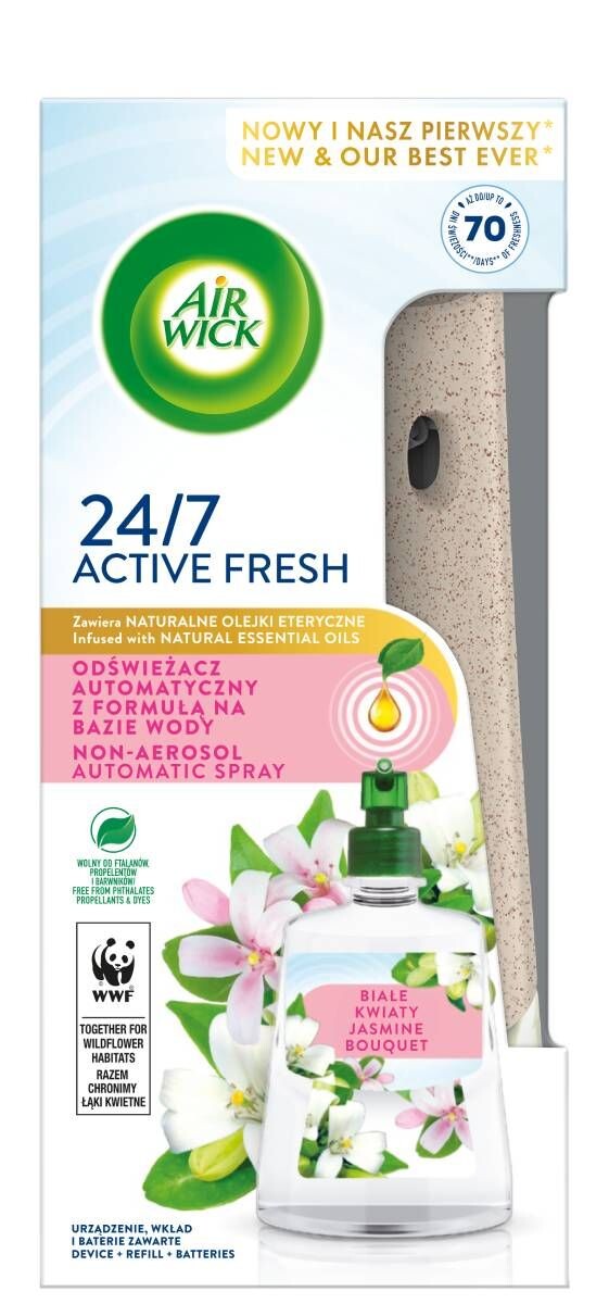 

Освежитель воздуха Air Wick Active Fresh Białe Kwiaty, 228 мл