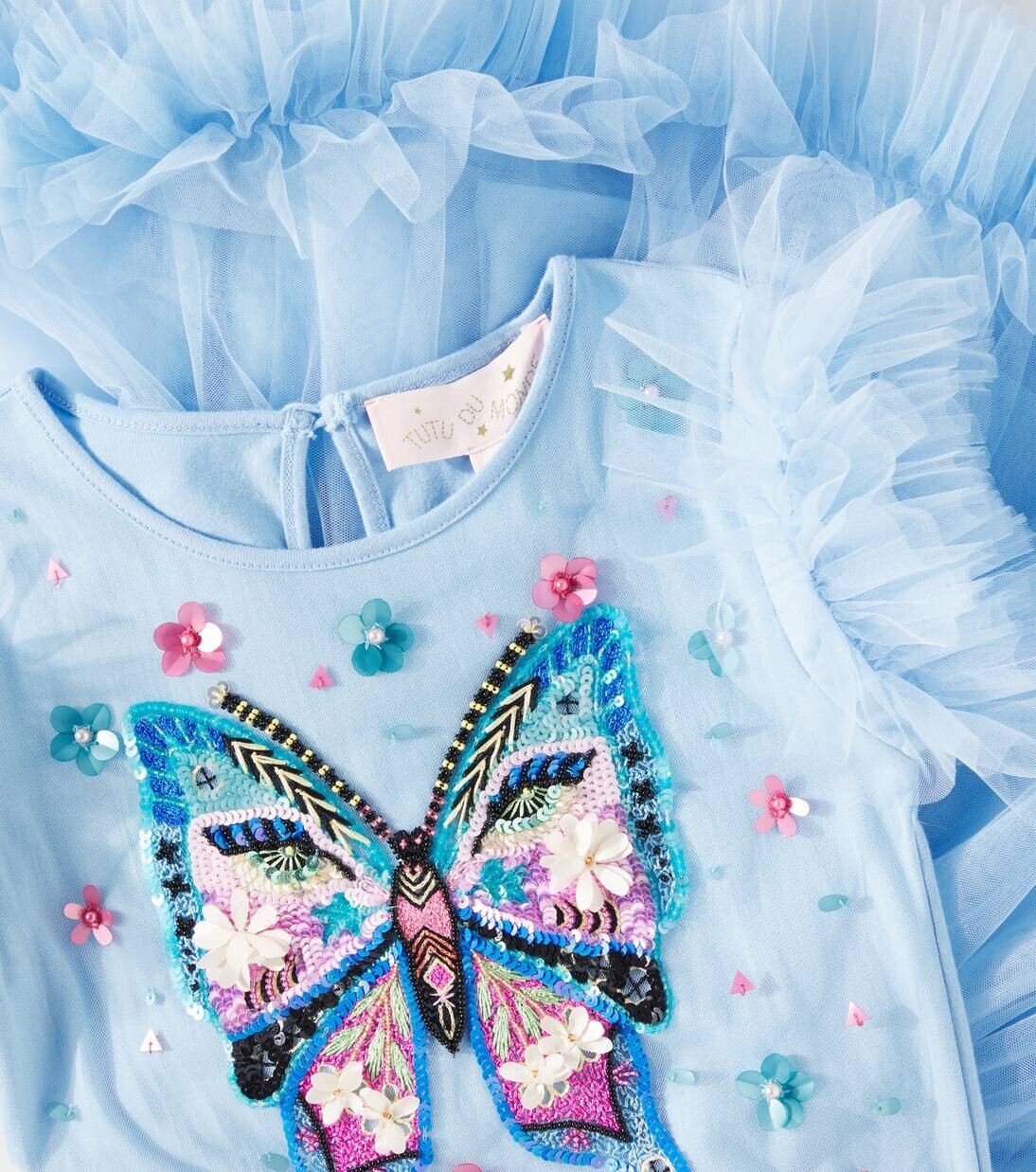 Платье из тюля «Калейдоскопические глаза» Tutu Du Monde, цвет placid blue — фото 3