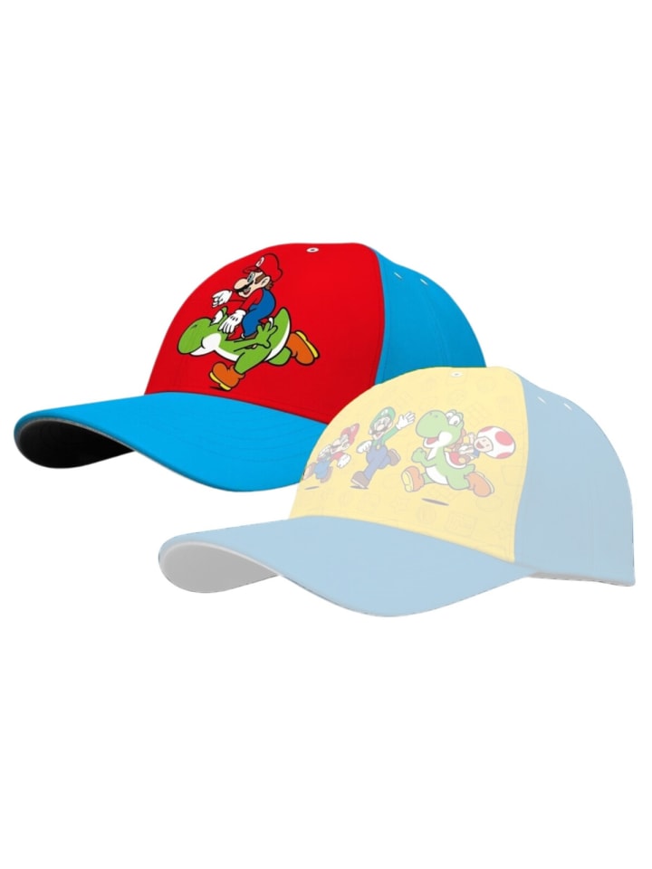 

Шапка Super Mario, разноцветный