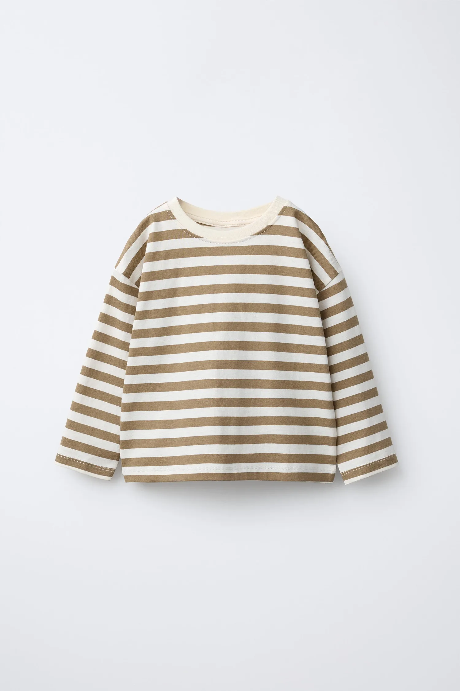 Набор из трех футболок: полосатой и однотонной Zara, синий — фото 2