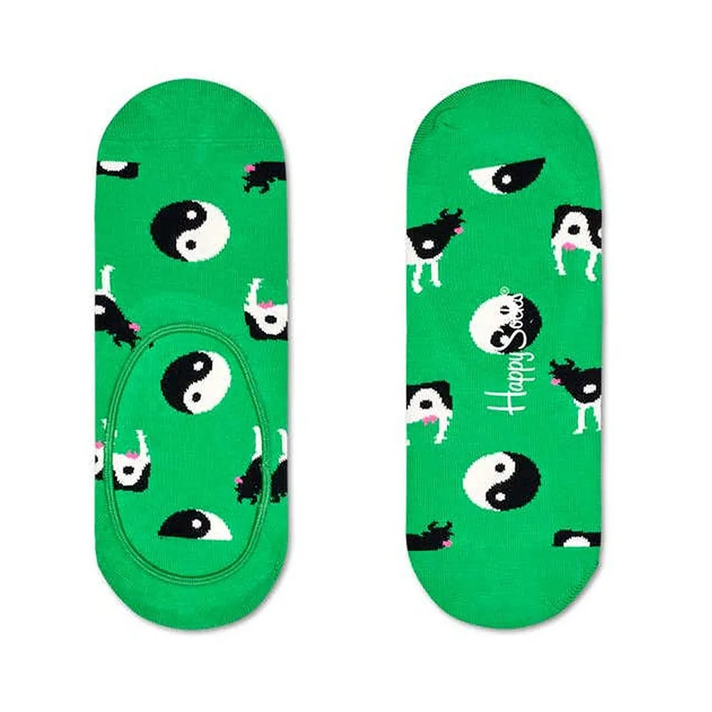 

Носки Happy Short Yin Yang Cow Liner long, зеленый