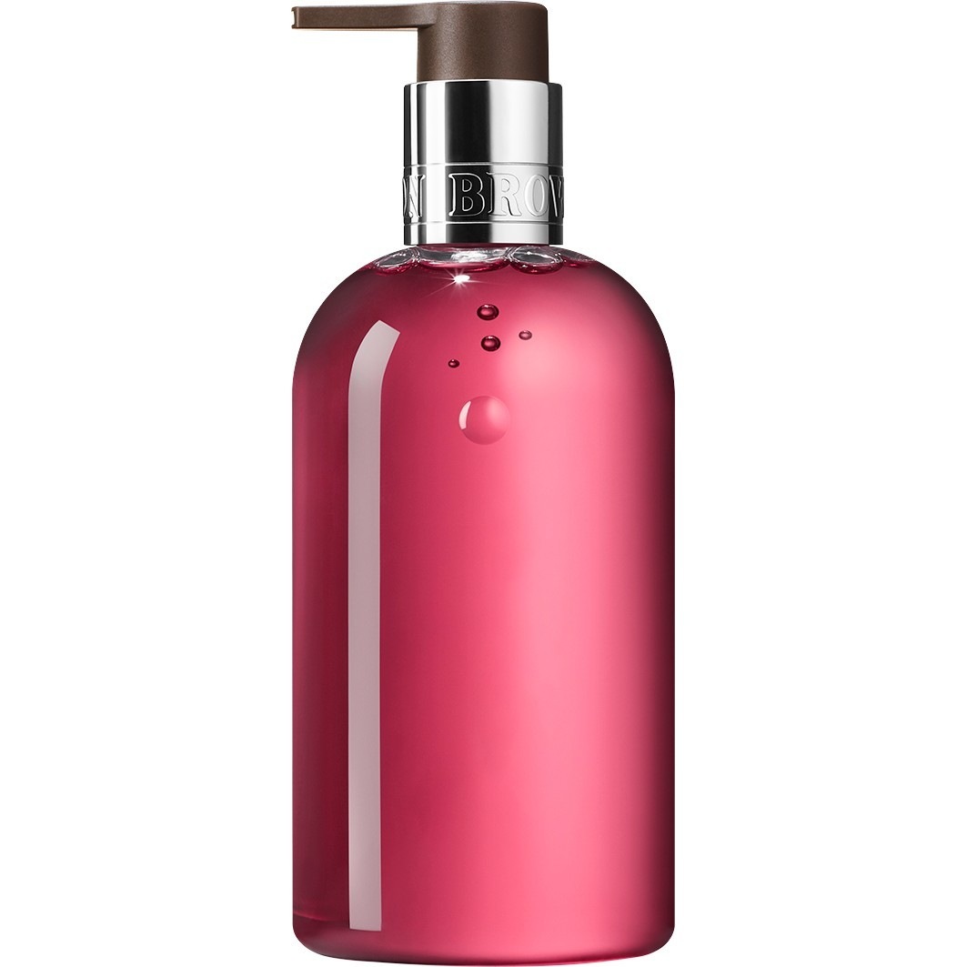 Мыло для рук hand care fiery pink pepper fine liquid hand wash Molton Brown, объем 300 мл — фото 2