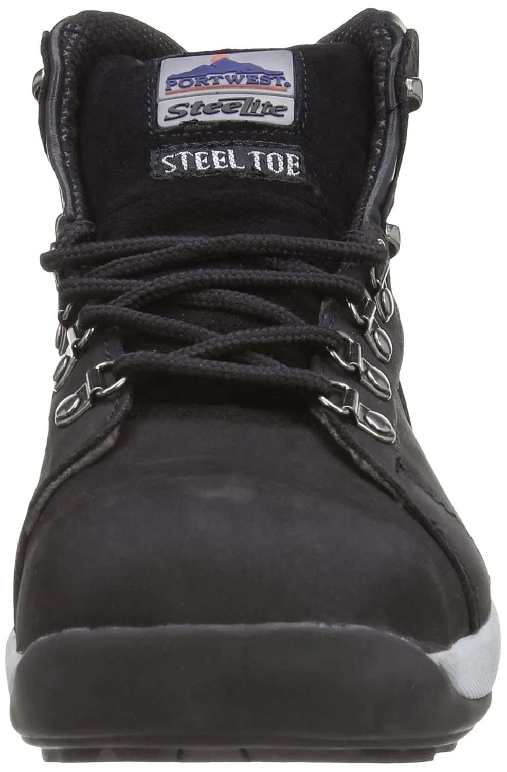 Мужские защитные ботинки Portwest Steelite Mid Cut Nubuck Boot SB, черные - Размер: 37 — фото 2