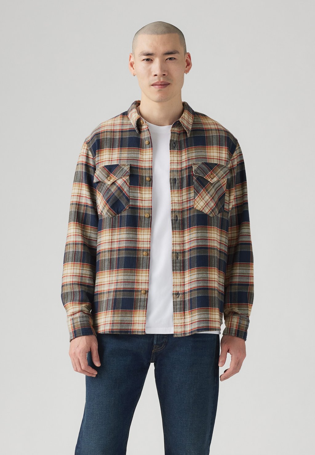 

Рубашка RELAXED FIT WESTERN Levi's, коричневый
