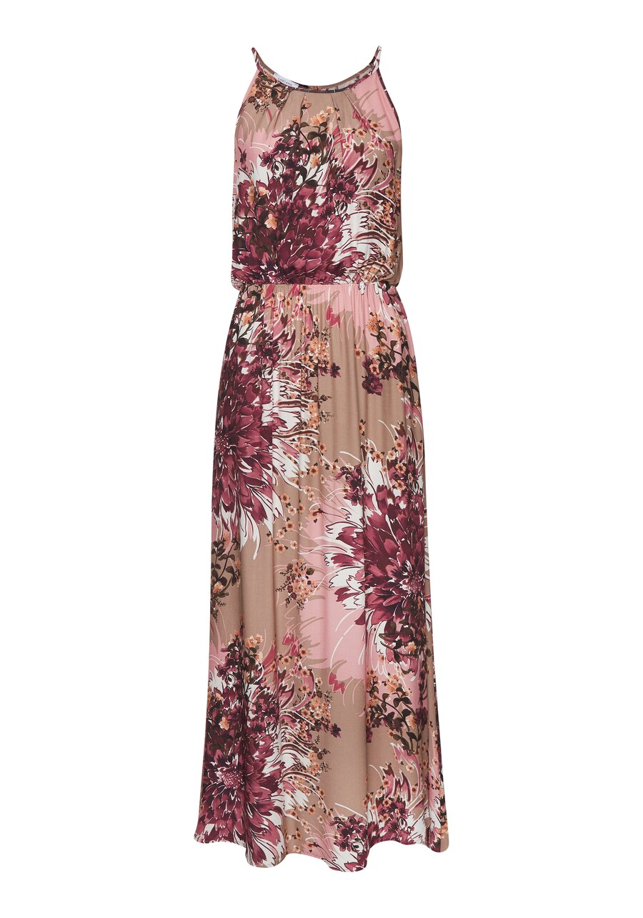 

Летнее платье LASCANA, Light brown/Dark brown