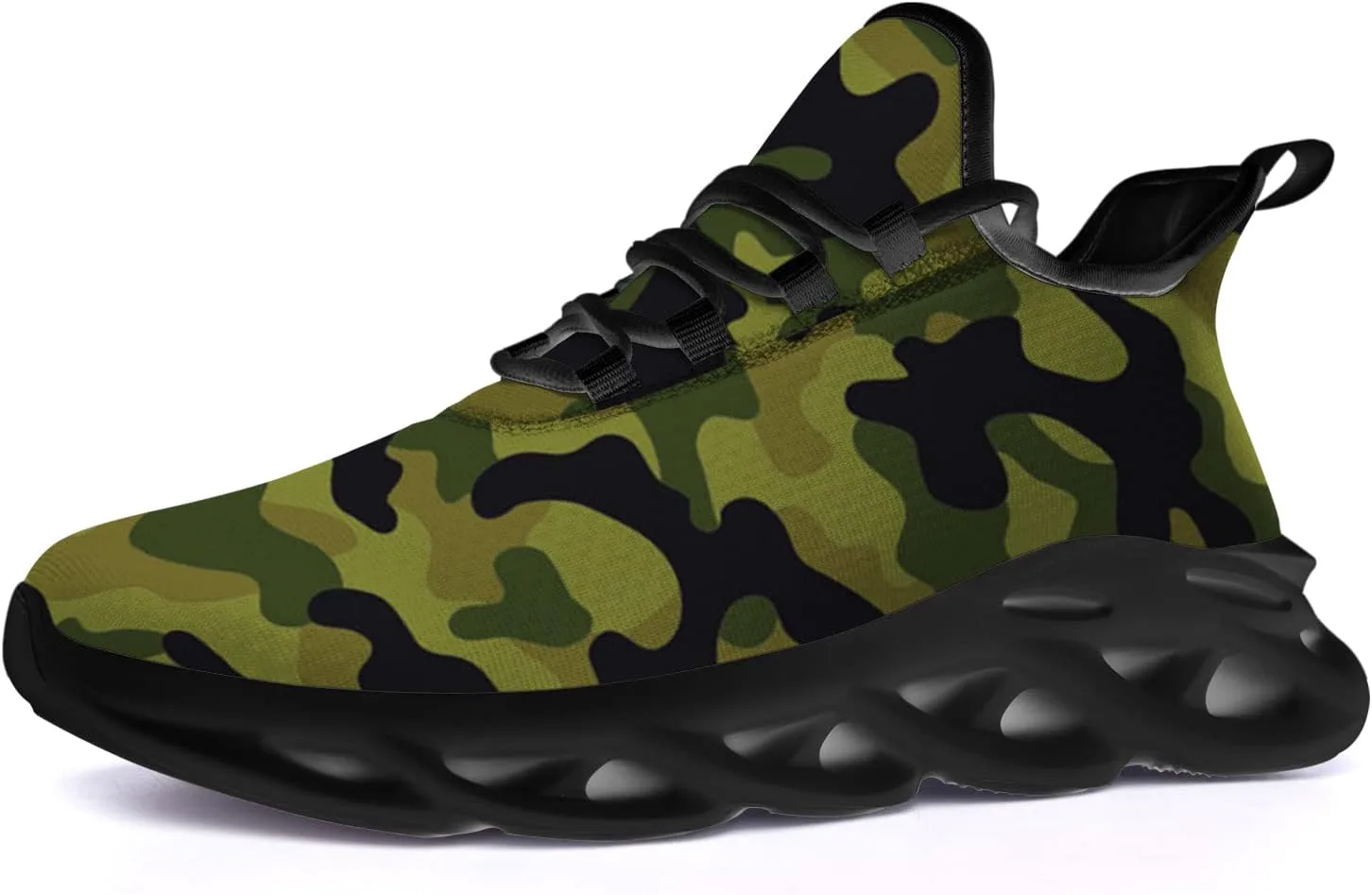 

Кроссовки Ciadoon с американским флагом для мужчин и женщин, легкие спортивные кроссовки для бега, ходьбы и тенниса, обувь на 4 июля, подарки для него и для нее, зеленый