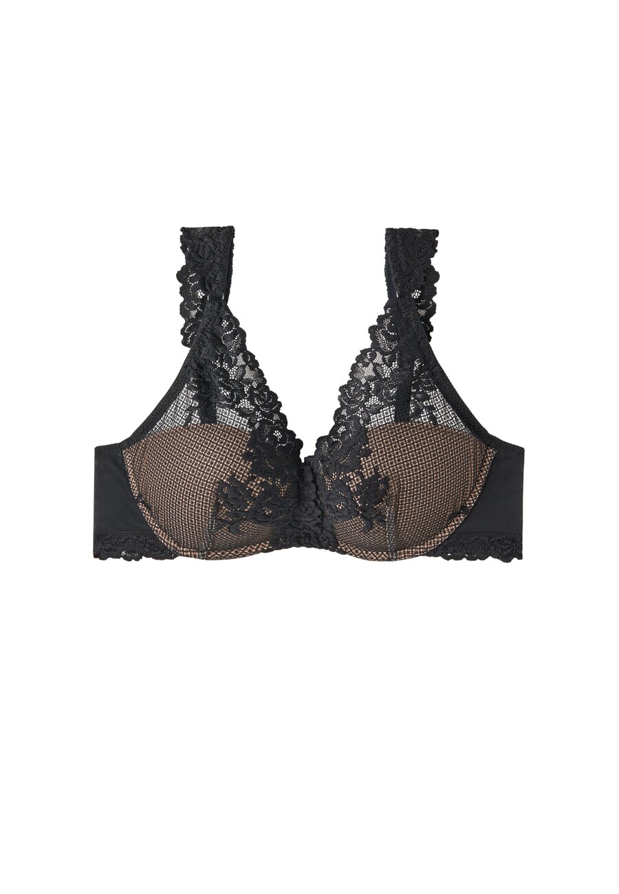 

Бюстгальтер на косточках INTIMISSIMI Triangle Bra Pretty Flowers, черный