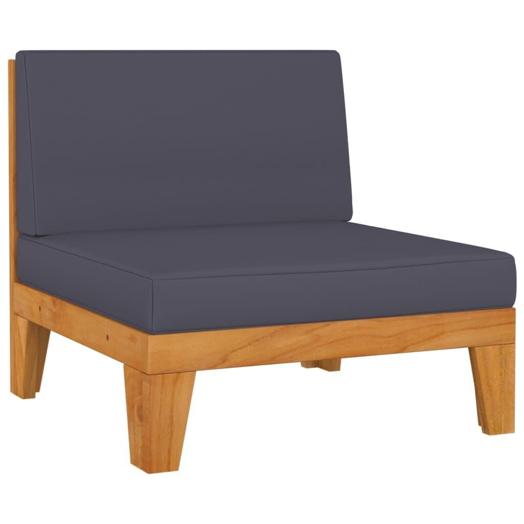 

Модульный средний диван с темно-серыми подушками из массива акации. DKD HOME DECOR