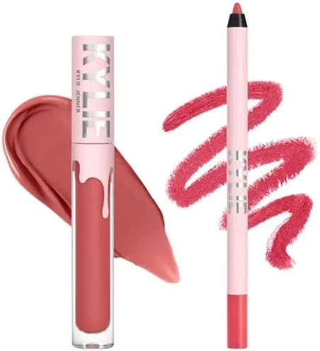 Матовая губная помада и карандаш Kylie Cosmetics Multicolor