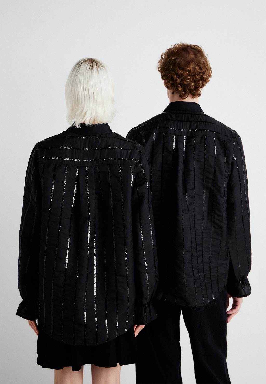 

Блузка на пуговицах SALLE SEQUIN UNISEX Sister Jane, черный