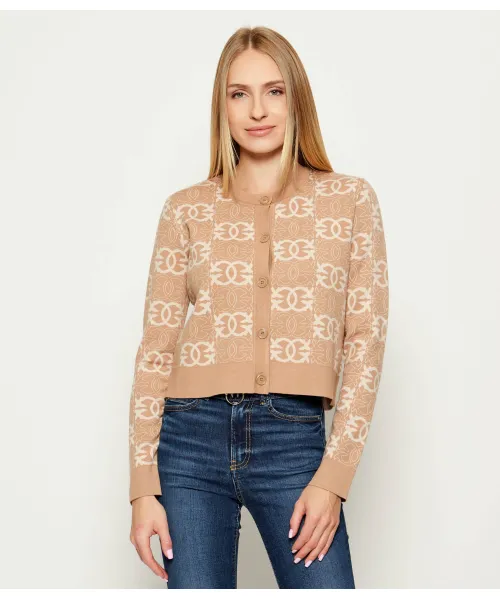 

Кардиган нашел кого-то Regular fit Pinko, бежевый