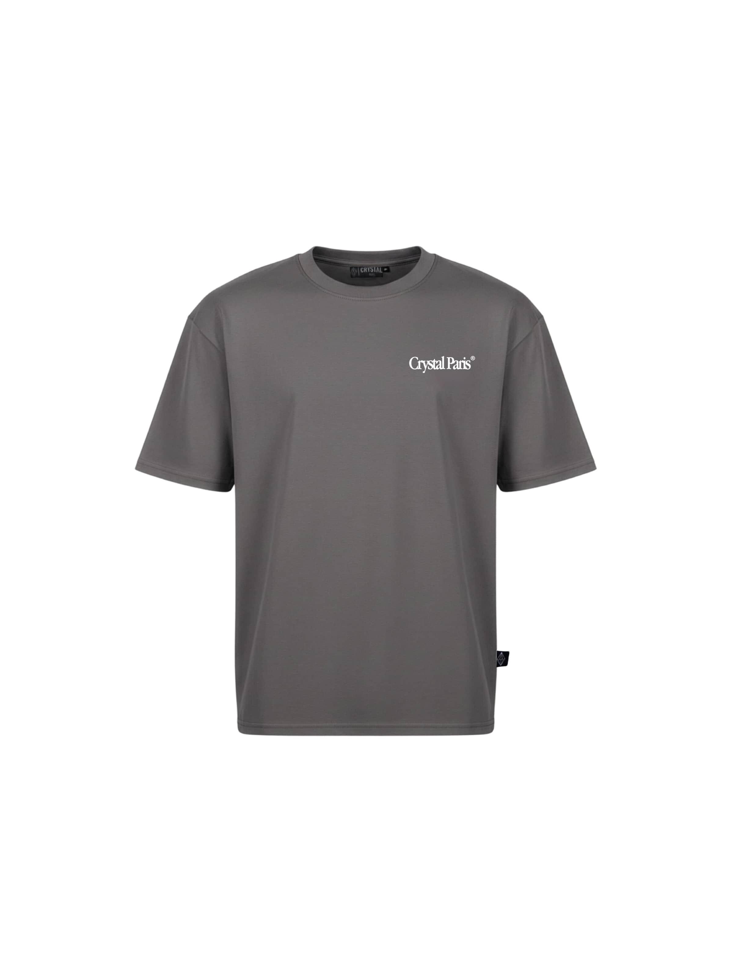 

Crystal Paris Футболка 'Time' в сером цвете