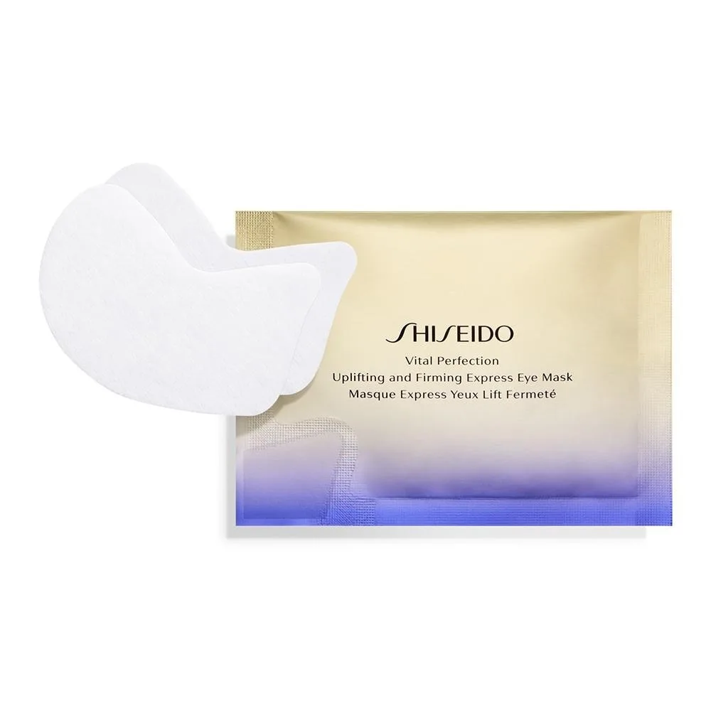 Экспресс-Маска для глаз Vital Perfection: подтягивающая и укрепляющая. Shiseido, 12 шт — фото 2