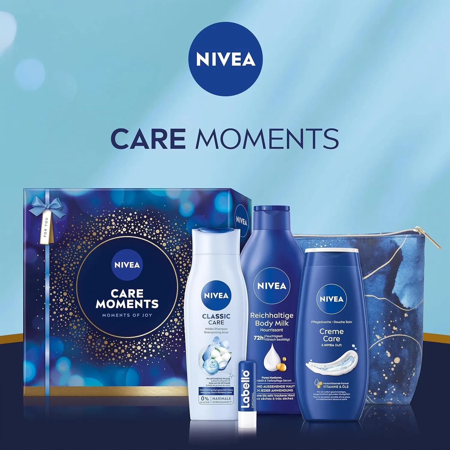 Подарочный набор Nivea Care Moments с косметичкой Beiersdorf — фото 4