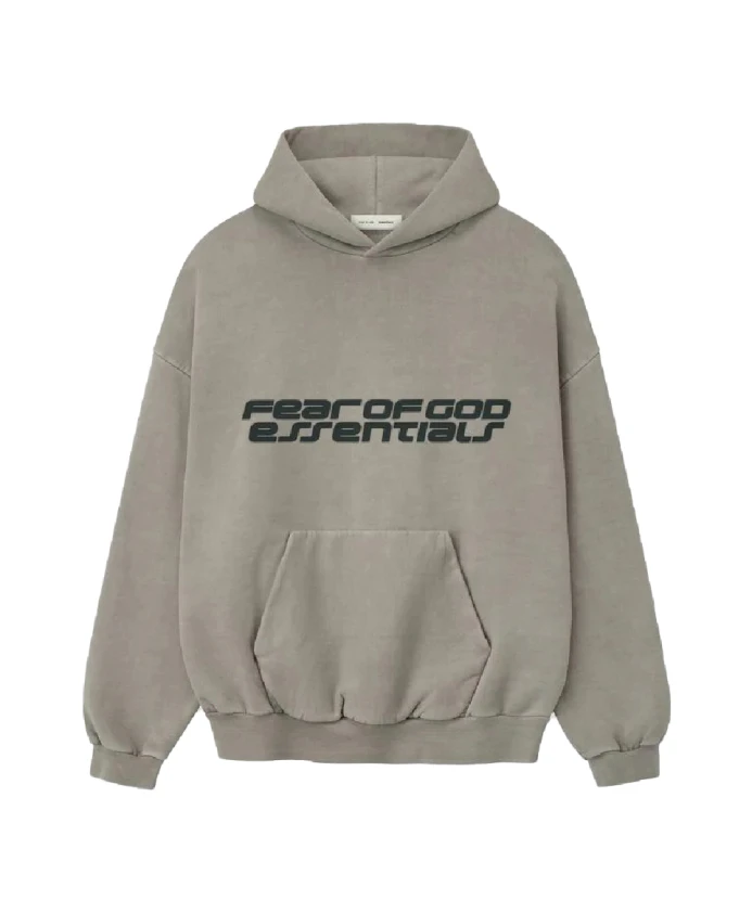 

Толстовка из плотного флиса в стиле 90-х Fear Of God, серый