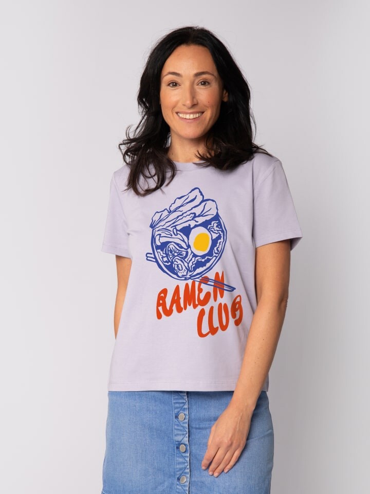 

Футболка wat Apparel T-Shirt Ramen Club, цвет Lavender
