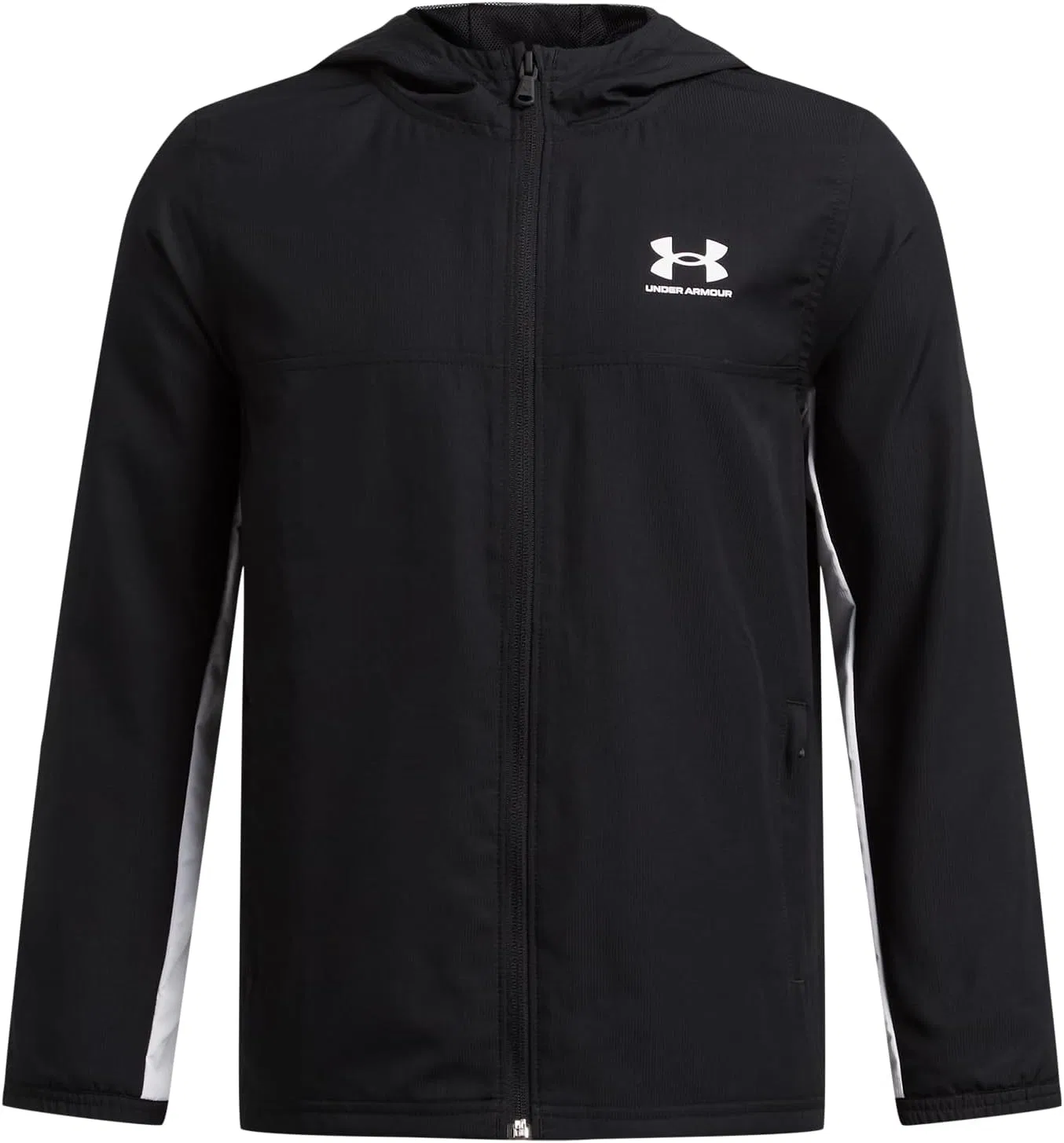 Детская куртка, водонепроницаемая, Under Armour, черный/белый