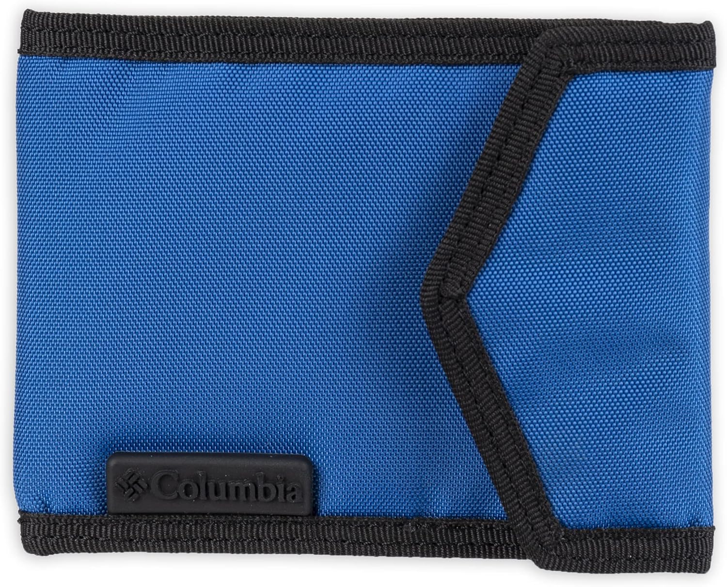 

Кошелек Columbia Tactical Wallets for Men - Sport RFID Blocking Nylon Trifold with Velcro with ID Window and Cash Pockets, Blue Slim