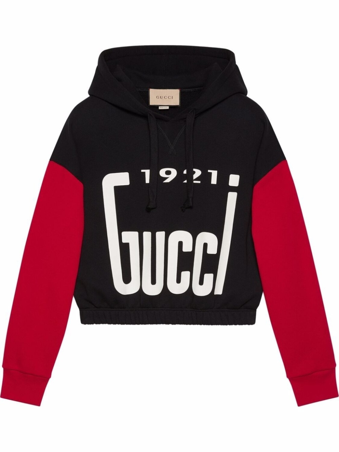 

Gucci худи с кулиской и логотипом, черный