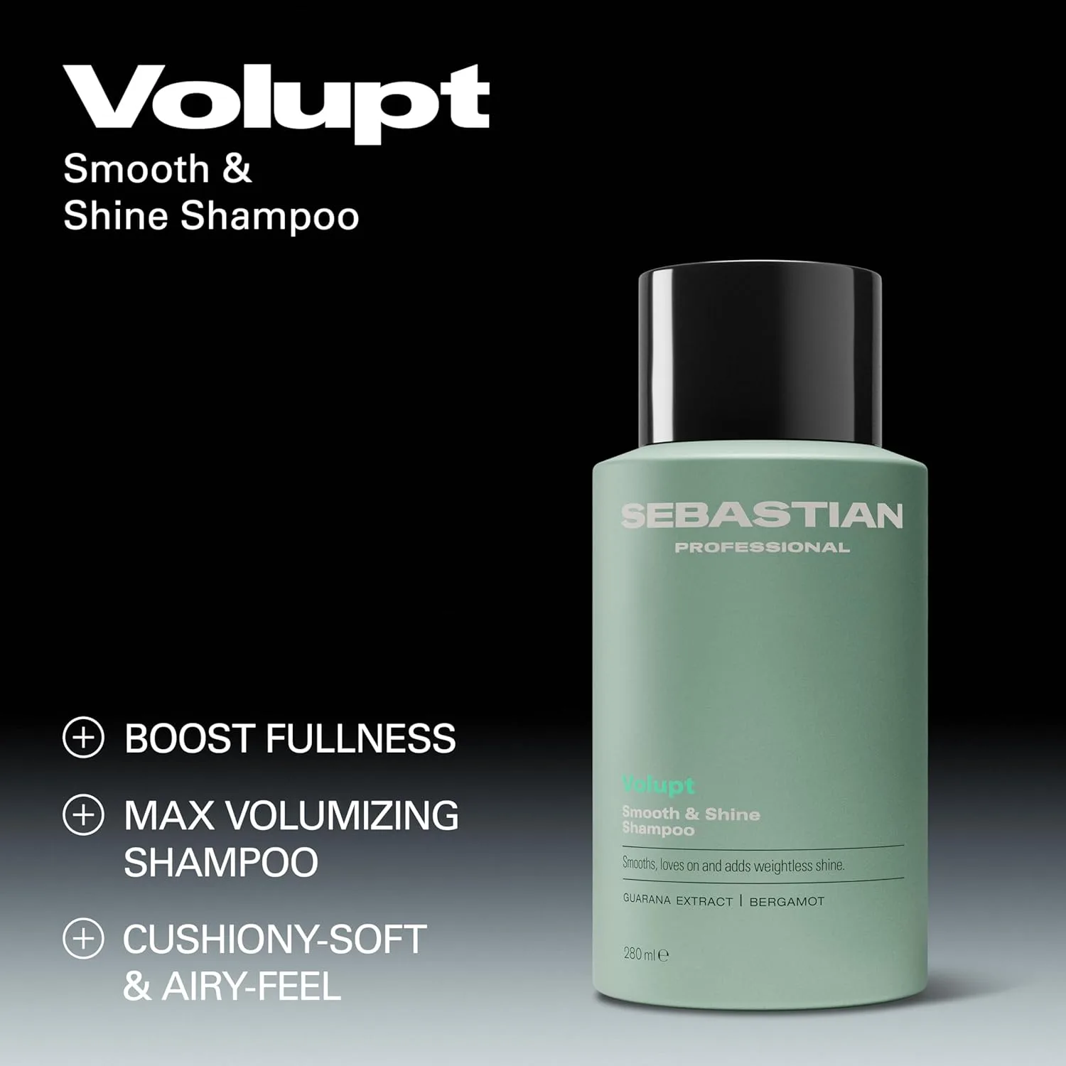 Шампунь Sebastian Professional Volupt Smooth and Shine | Для тонких, натуральных и окрашенных волос | 273 мл (1 упаковка) — фото 3