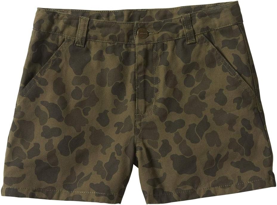 

Короткие шорты Carhartt Girls Rugged Flex Camo Ripstop с 5 карманами, Green Duck Camo