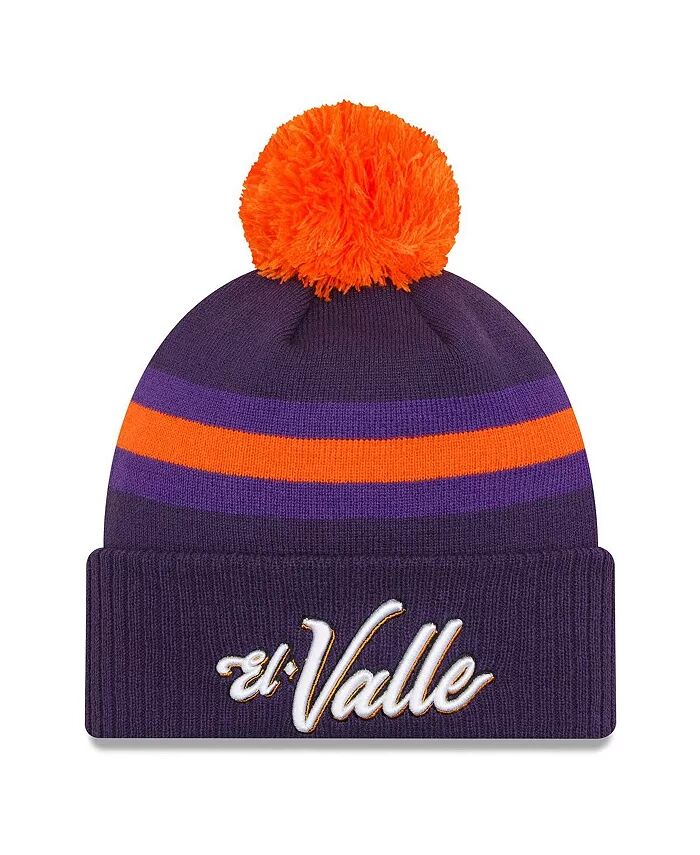 

Мужская фиолетовая шапка Phoenix Suns 2023/24 City Edition с манжетами и помпоном New Era
