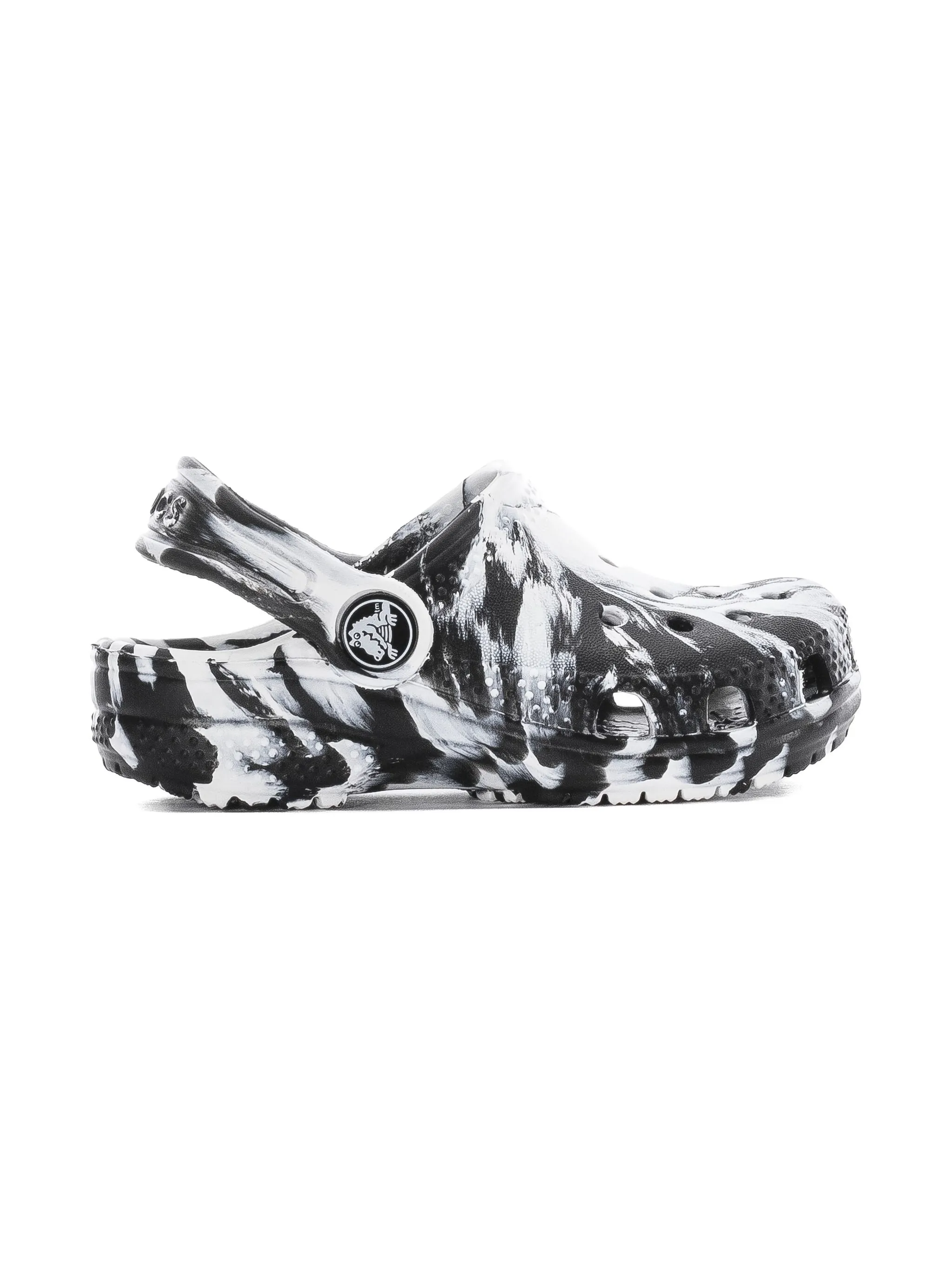 Клоги Classic Marbled Clog TD Crocs, белый — фото 2