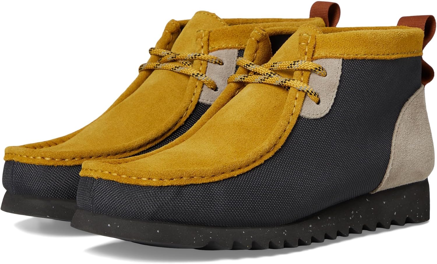 Мужские ботинки Clarks Wallabee 2 Future, Lime Combi Suede