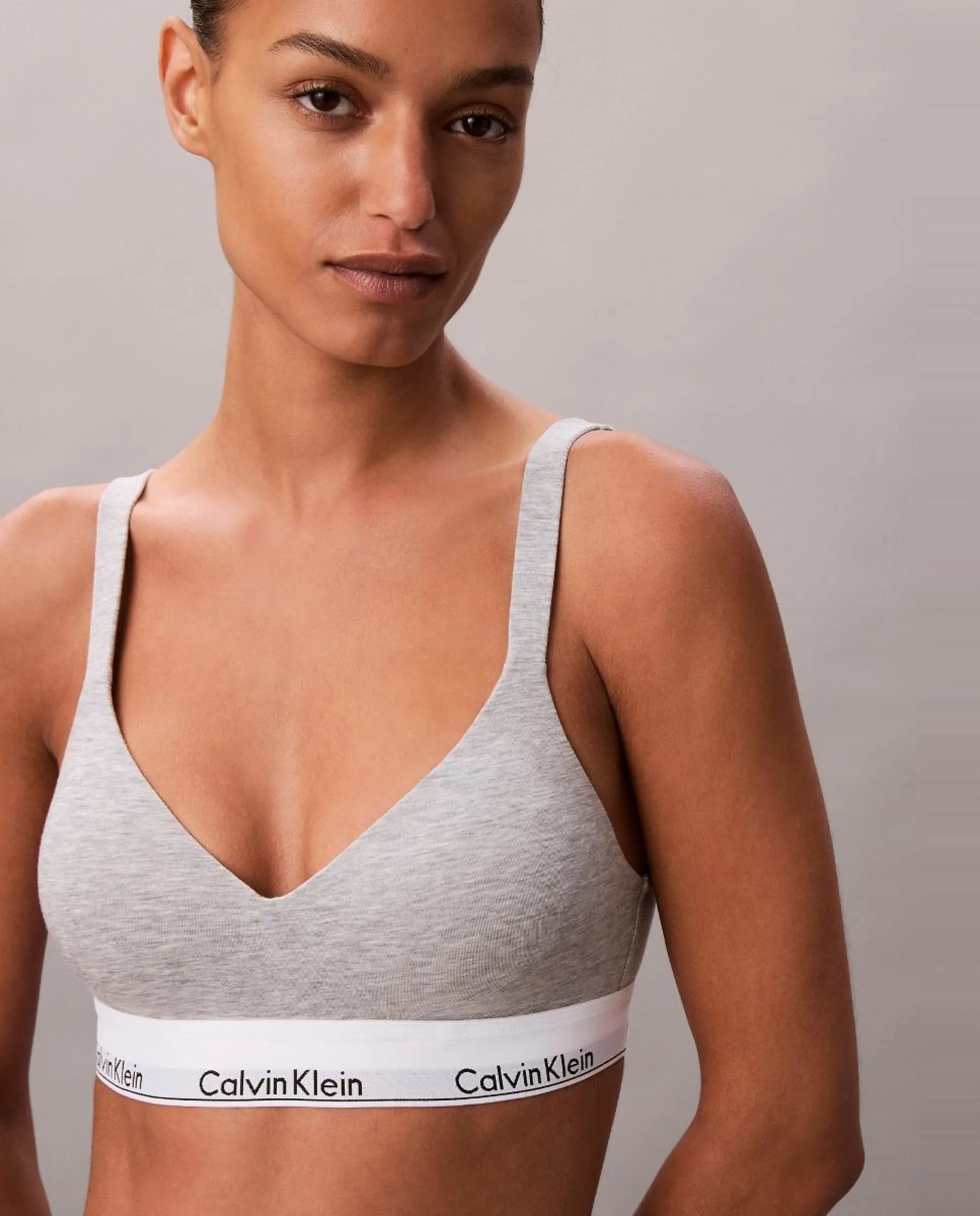 

Бралетт ICON COTTON MODAL Calvin Klein, серый