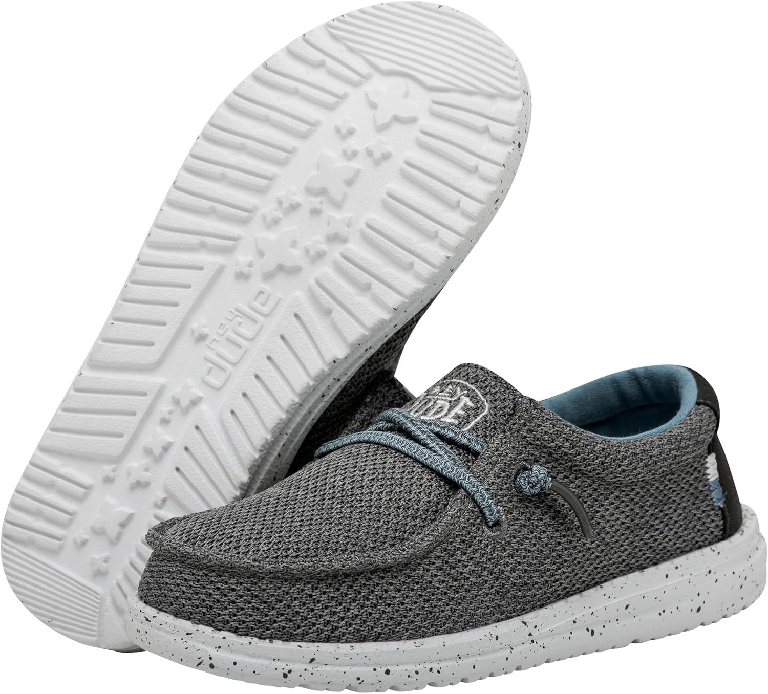 Детские лоферы Hey Dude Boy's Wally Heydude, Sox Sharkskin — фото 3