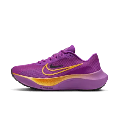 

Кроссовки Nike Zoom Fly 5, цвет Hyper Violet/Black/Laser Orange
