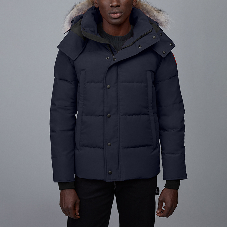 Куртка пуховая Wyndham Series зимняя мужская Cerulean Blue Canada Goose, Cerulean Ocean Blue — фото 4