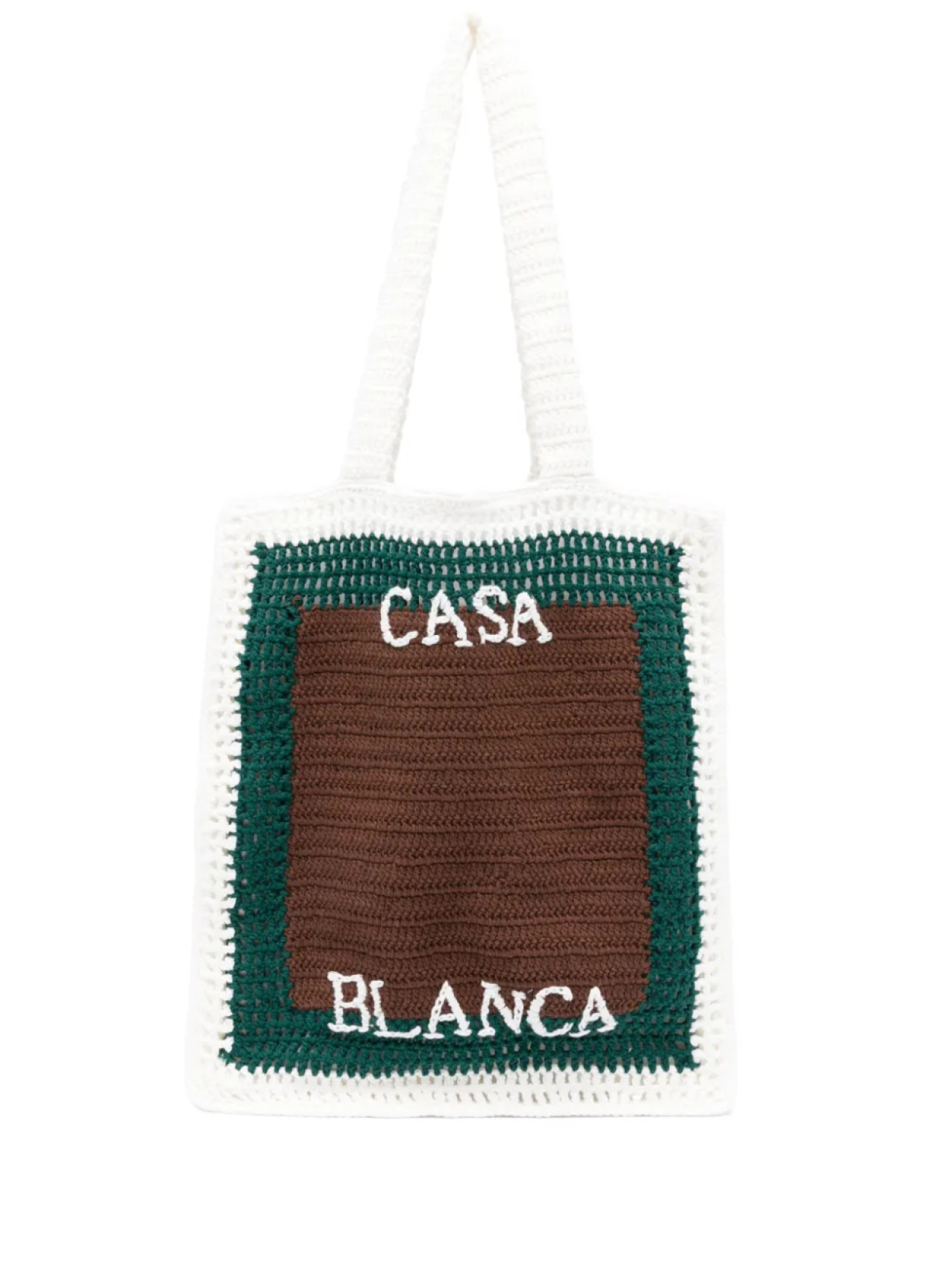 

Сумка-тоут Casablanca Tennis Crochet, коричневый