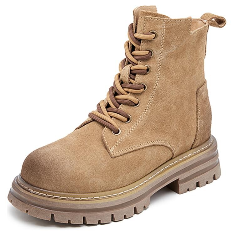 

Ботинки Martin Boot женские Jietegongyang, цвет BROWN INNER HEIGHTENING(5CM+2CM)