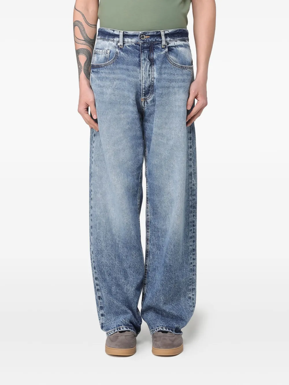 

Джинсы с завышенной талией Icon Denim, синий