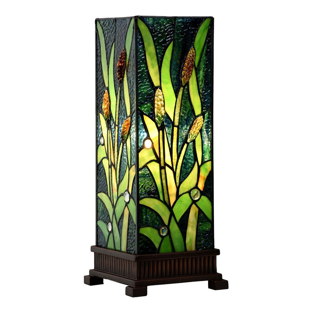 

Настольная лампа Clayre & Eef Tiffany 18x18x45 см зеленое стекло Clayre&Eef, зеленый