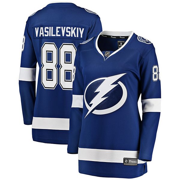 

Женская футболка Tampa Bay Lightning Андрей Василевский Fanatics