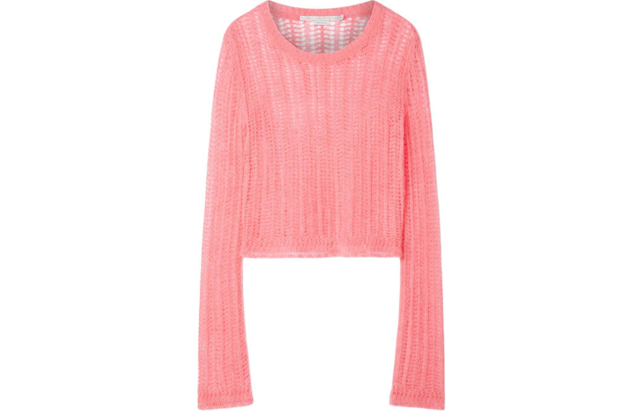 

Открытый трикотажный джемпер Stella McCartney, Арбузный красный