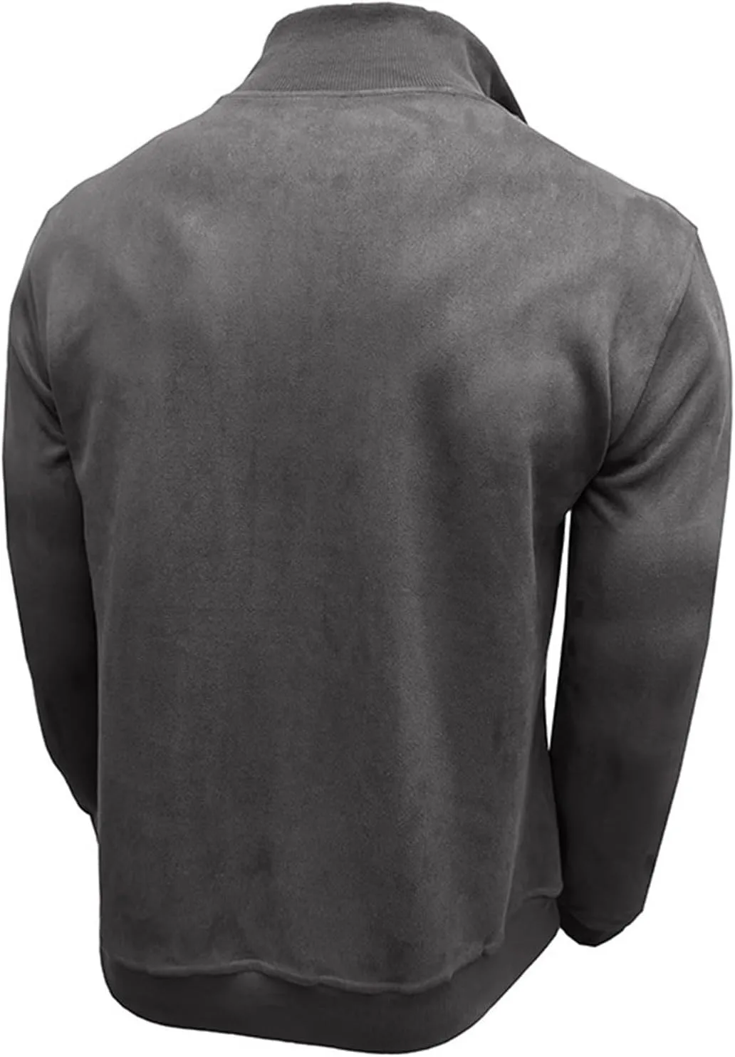 Толстовка с молнией на четверть Vintage, Suede Fleece, осень-зима — фото 4