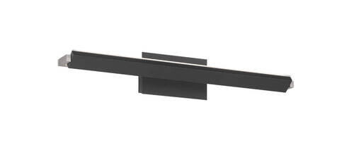 

Светодиодная настенная лампа Fischer & Honsel, 10x40x11 см, черный/белый/никелевый