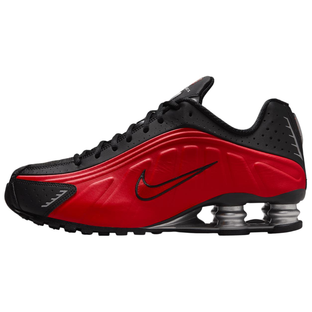 

Nike Кроссовки Shox R4 University Red Black Metallic Silver