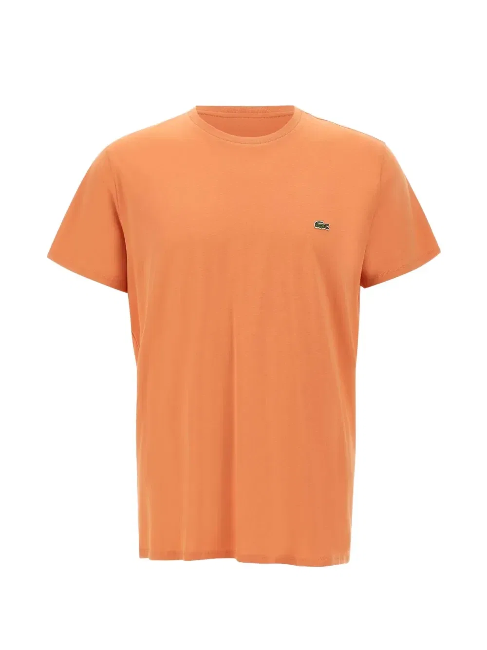 Футболка из хлопка с нашивкой-логотипом Lacoste, оранжевый