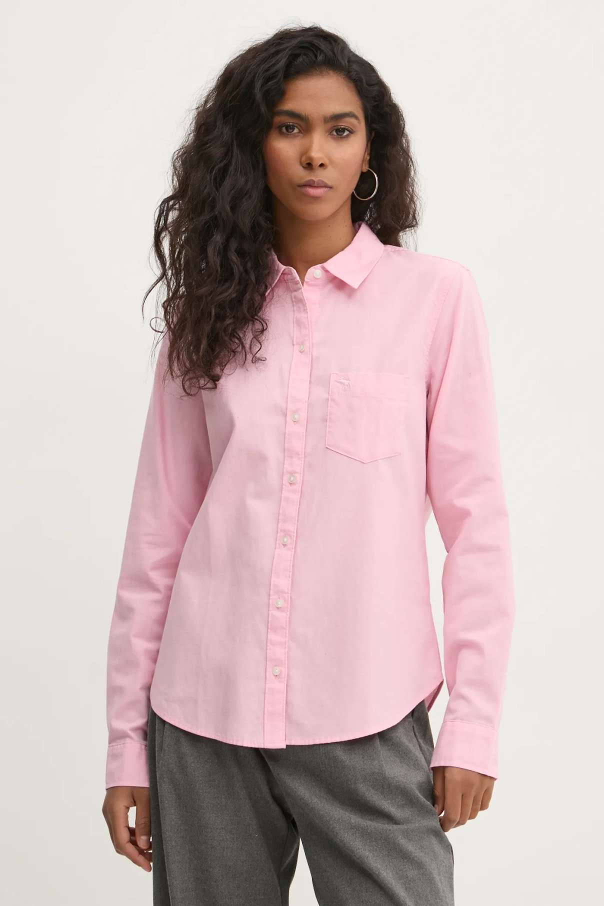 

Рубашка Abercrombie & Fitch, розовый
