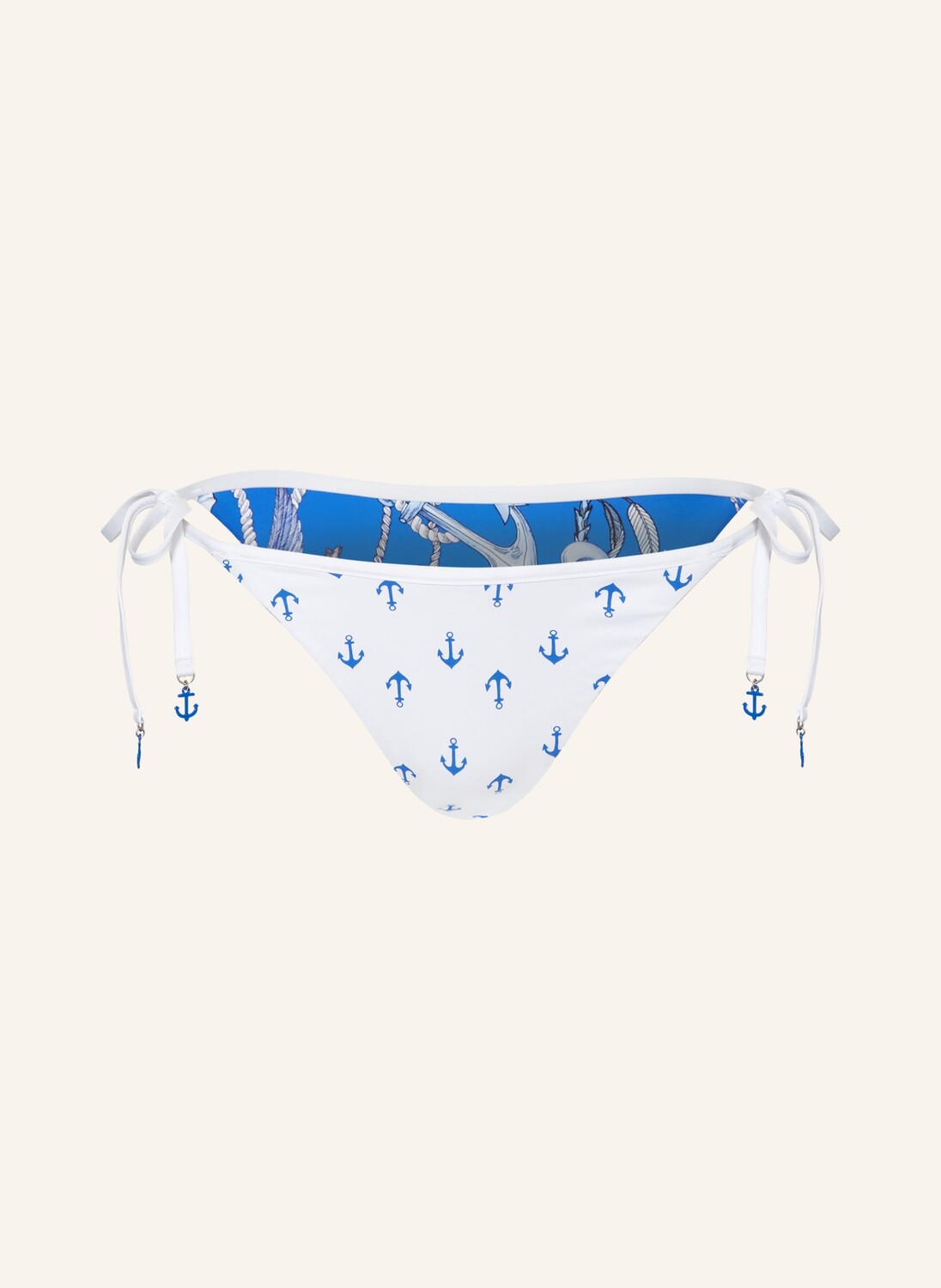 

Двусторонние плавки бикини с треугольными чашками ahoy SEAFOLLY, белый/синий