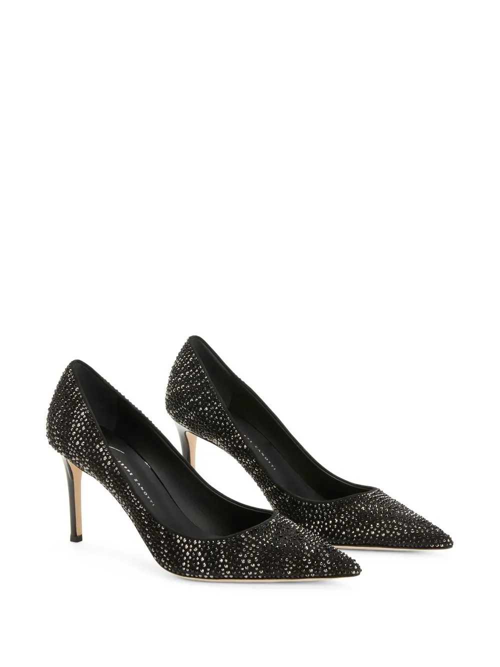 Туфли-лодочки Diorite Strass 85 с кристаллами Giuseppe Zanotti, черный — фото 2