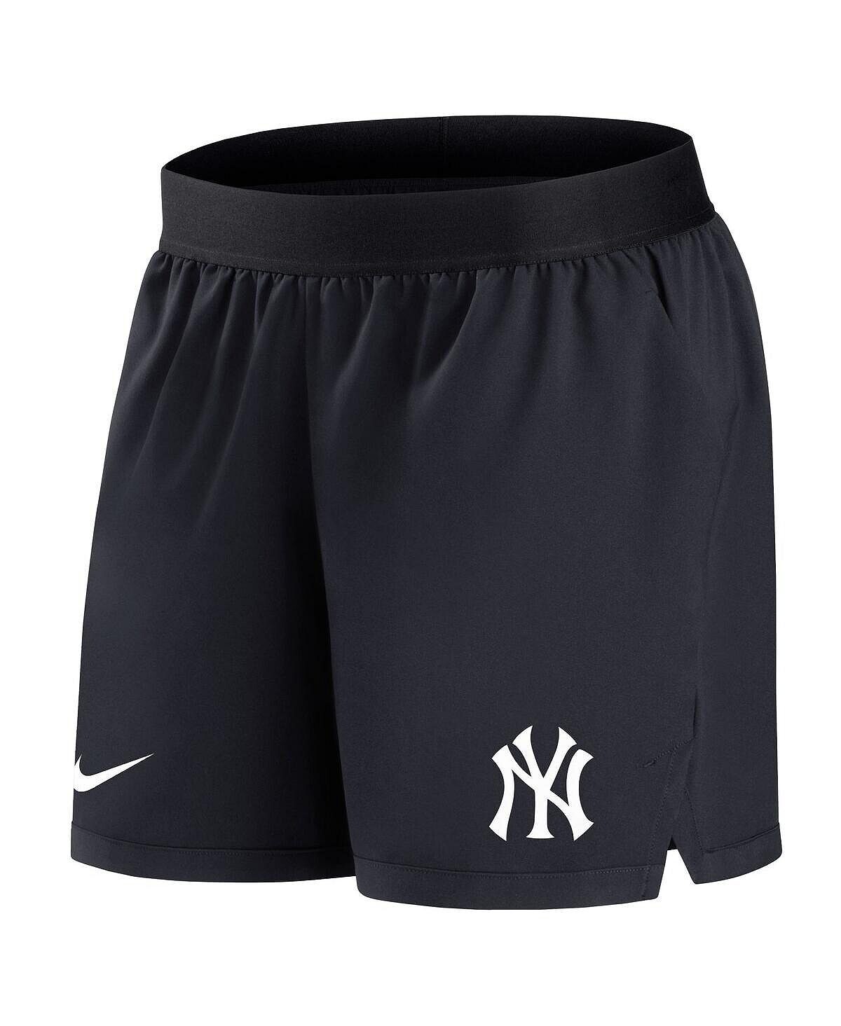 Женские темно-синие шорты New York Yankees Authentic Collection Team Performance Nike, темно-синий — фото 3