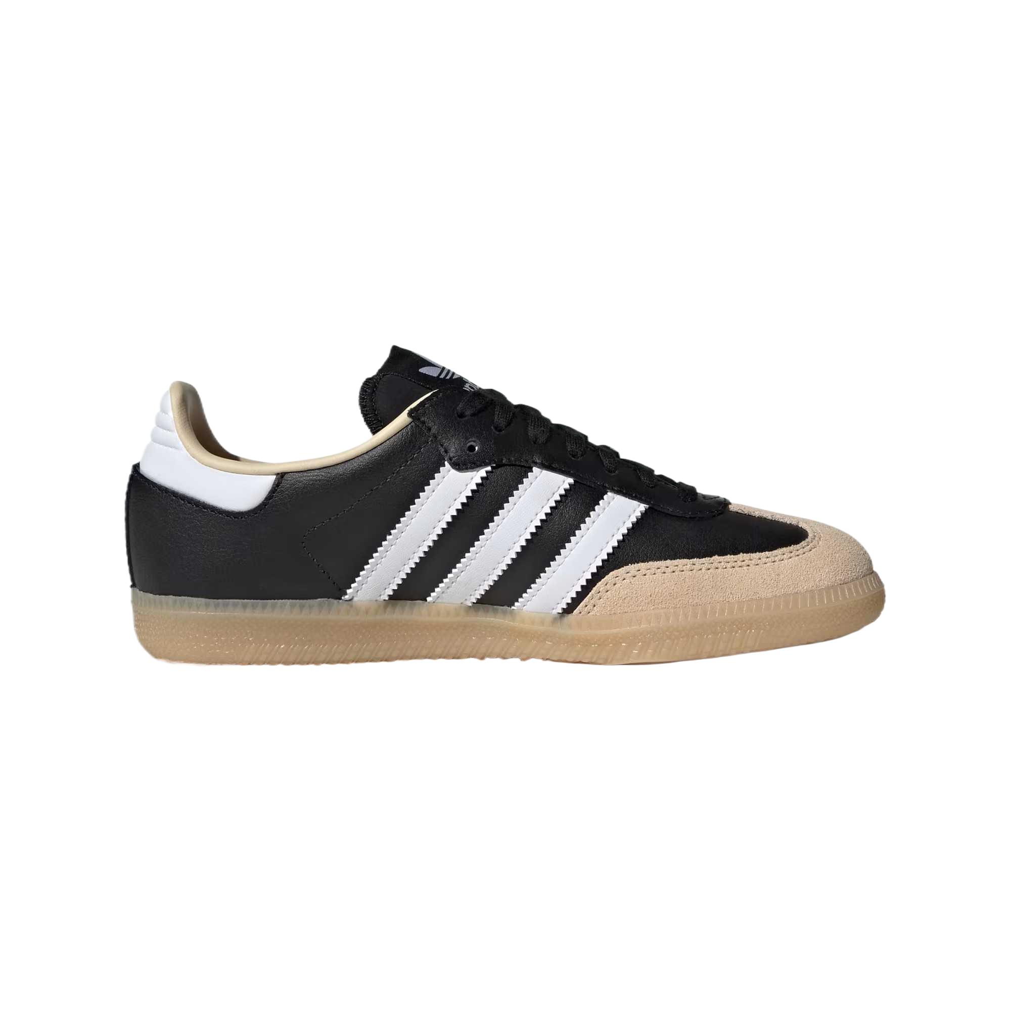 Детские кроссовки SAMBA OG Low Top для подростков Adidas Originals, черный/бежевый — фото 2