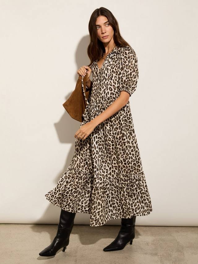 

Миди-платье lavinia с леопардовым принтом Baukjen, цвет Taupe/Multi