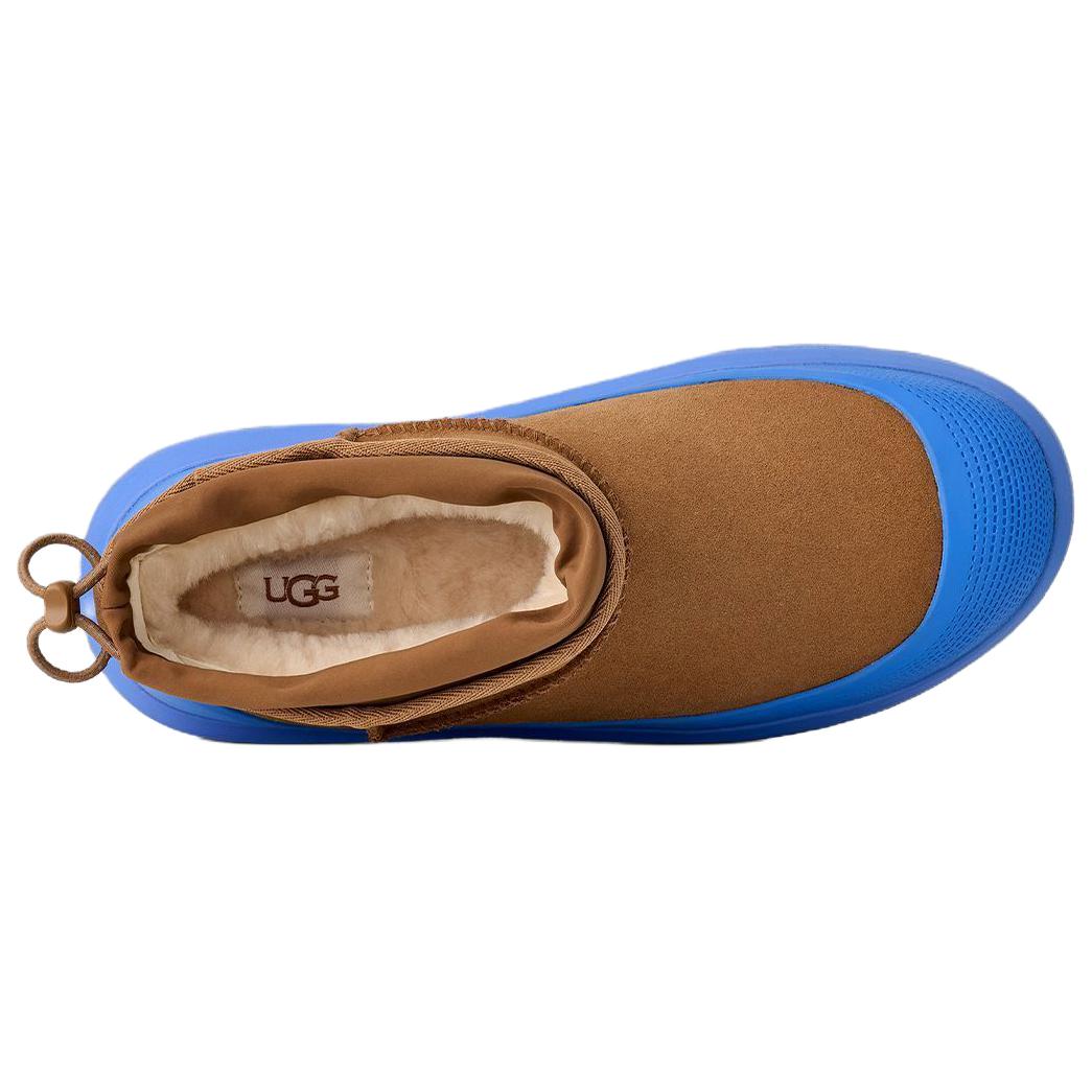 Наследственные погодные гибридные термо сапоги-короткие мужские UGG, коричневый — фото 4